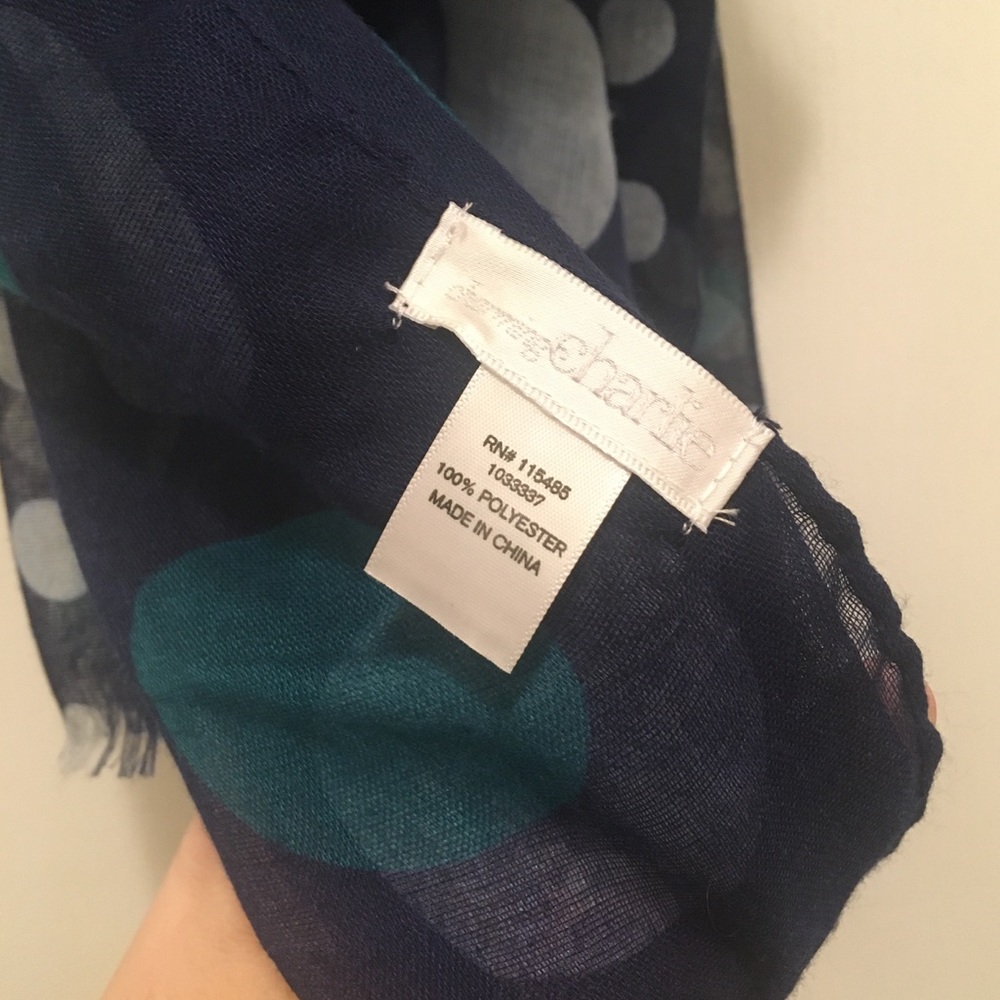 ‼️LAST CHANCE‼️Lot of 2 Blue Scarves - Picture 13 of 13